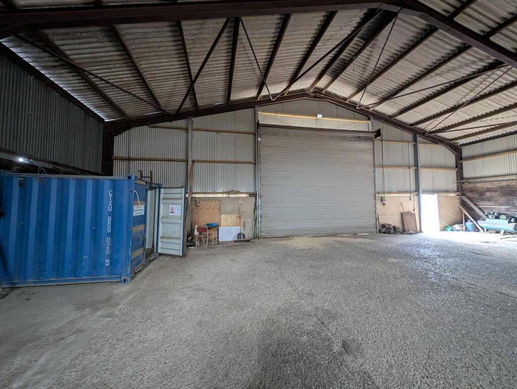 Grain store (with green front)