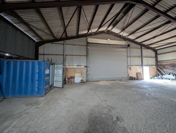 Grain store (with green front)
