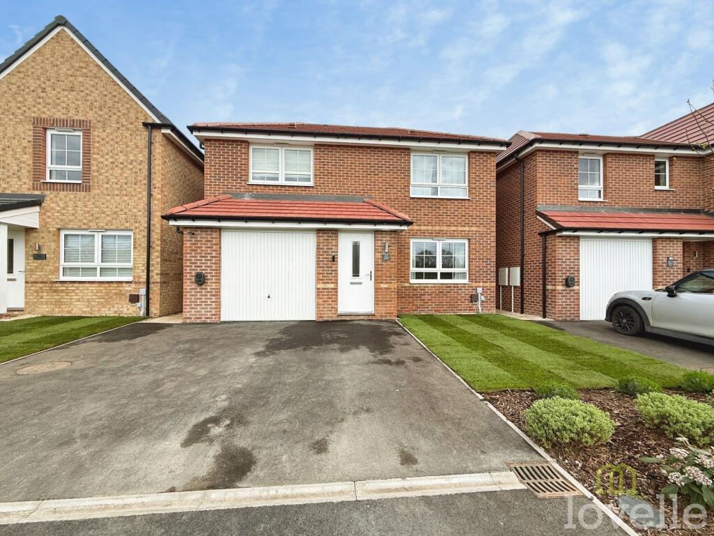 4-bed detached on Petunia Way, Witham St. Hughs, LN6, £320,000