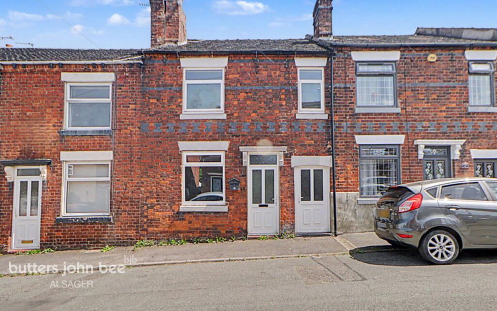 3-bed terraced on Diglake Street, Bignall End, £125,000