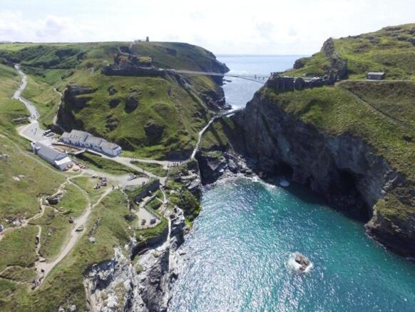 Nearby Tintagel Castle Bridge
