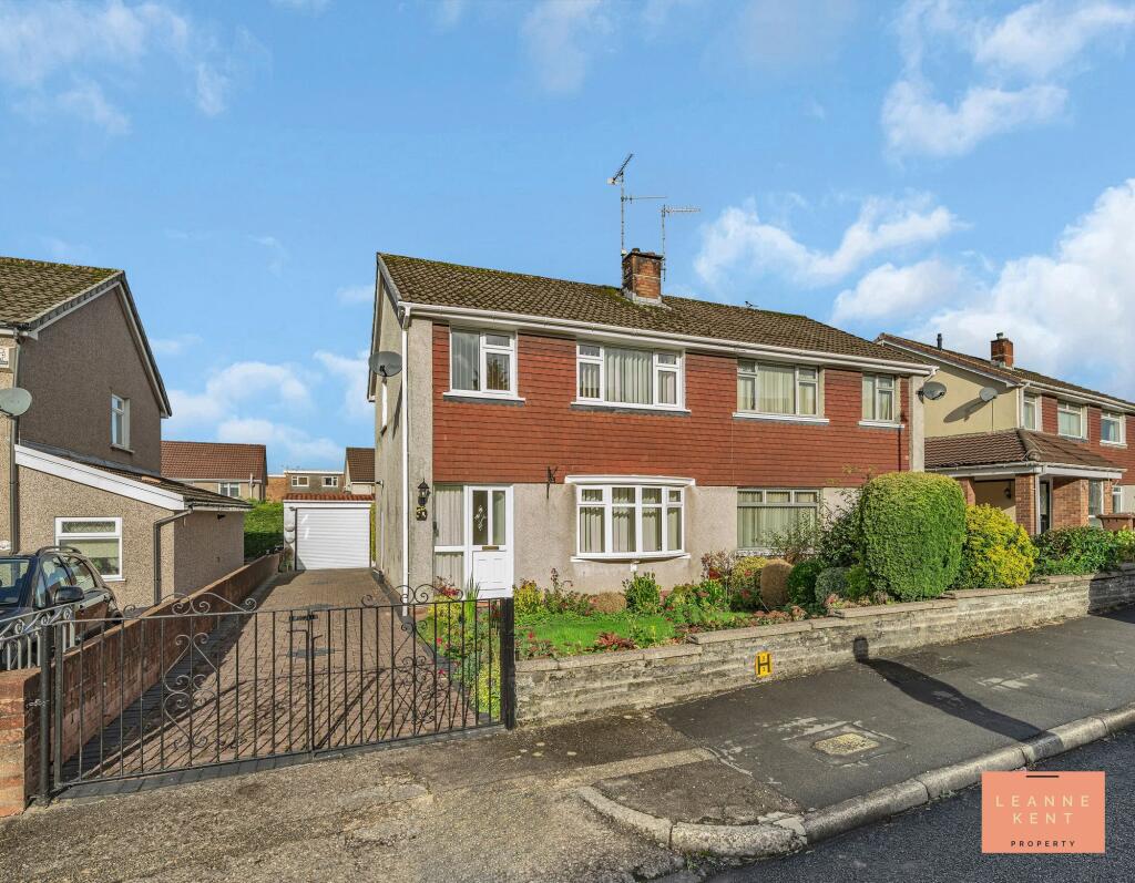 3-bed semi-detached on Vanfield Close, Caerphilly, CF83, £285,000