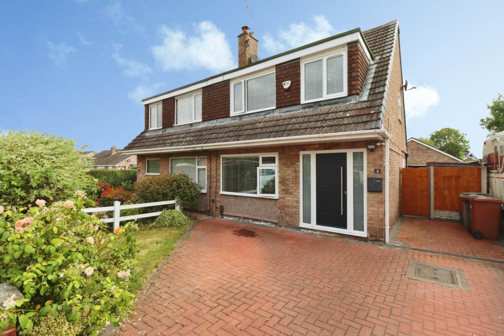 3-bed semi-detached on Airdrie Close, Bromborough, £210,000