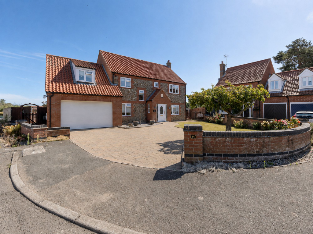 Main image of property: Detached Brick and Flint Home in Great Bircham with Field Views