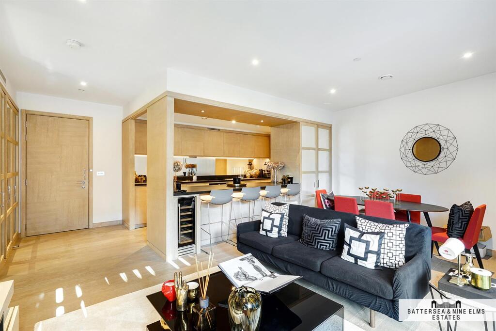 2-bed flat on Legacy Building, Embassy Gardens, £1,150,000