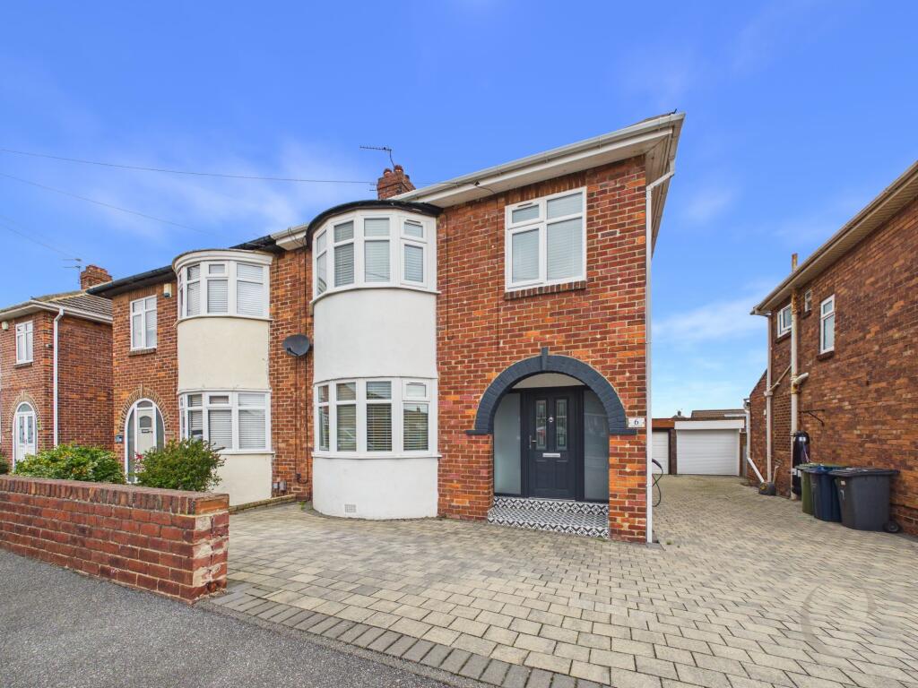 3-bed semi-detached on Garth Crescent, South Shields, NE34, £320,000
