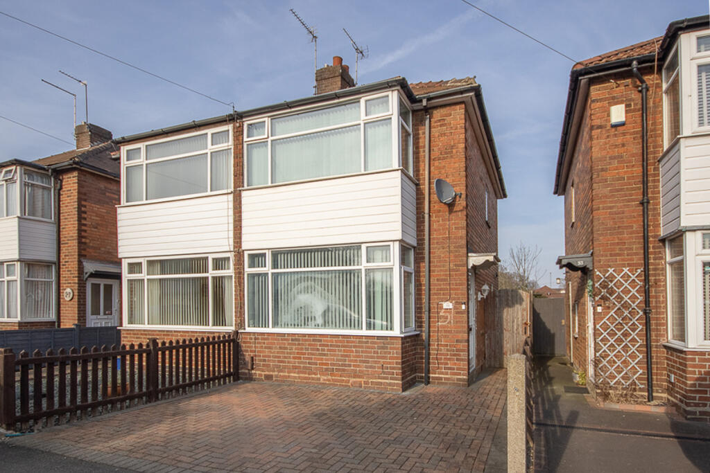 2-bed semi-detached on The Crescent, Chaddesden, £160,000