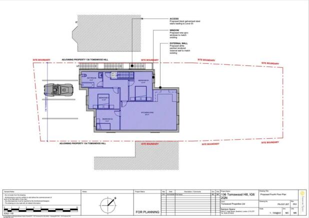 Proposed Fourth Floor Plan