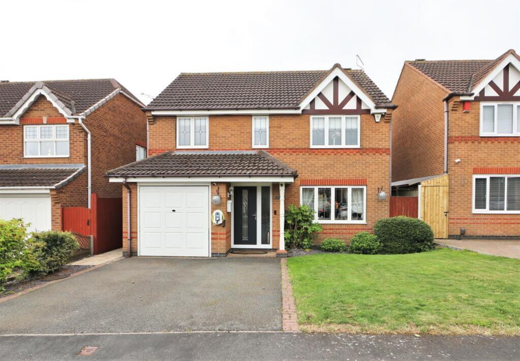 4-bed detached on Oundle Close, Ashby-De-La-Zouch, LE65, £410,000