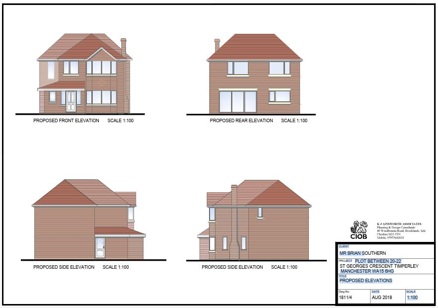 Main image of property: Land Between 20 & 22 St. Georges Crescent, Timperley