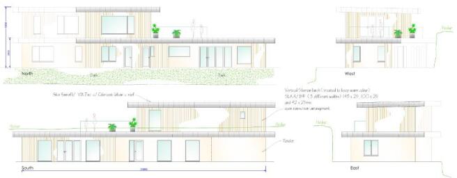 Proposed elevations