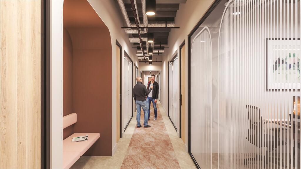 Moorgate Office Space Corridor