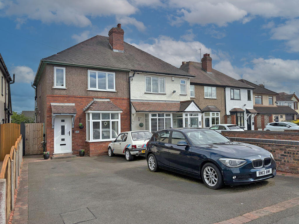 2-bed semi-detached on Leacroft Lane, Cannock, £230,000