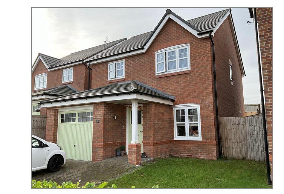 3-bed detached on Llys Ffyddion, Dyserth, LL18, £280,000