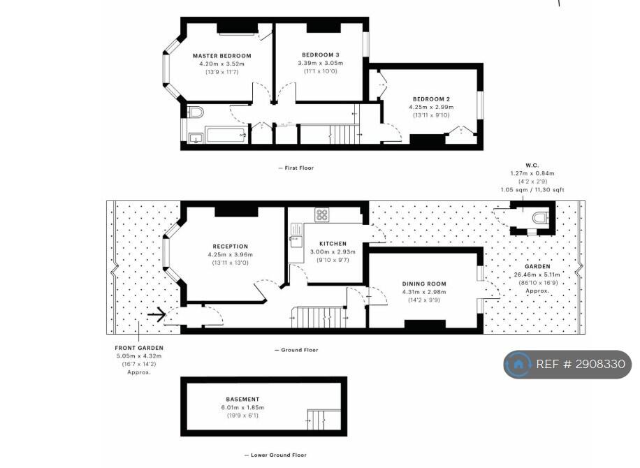 1 bedroom house share for rent