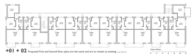 First and Second Floor Plans - Drawing
