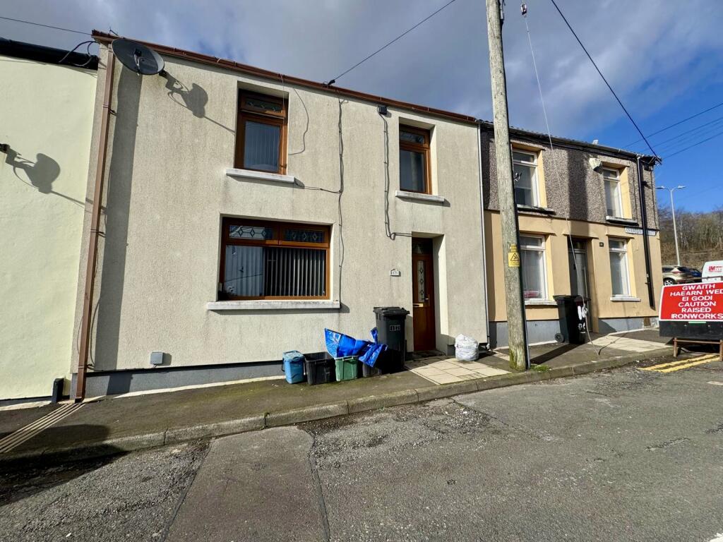 3-bed terraced on Overton Street, Dowlais, Merthyr Tydfil, CF48 3AT, £125,000
