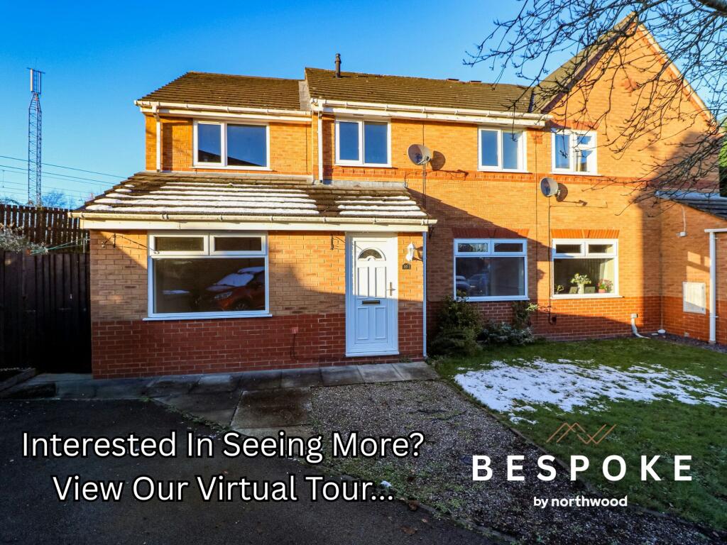 5-bed semi-detached on Rutland Close, Ettiley Heath, Sandbach, CW11, £300,000
