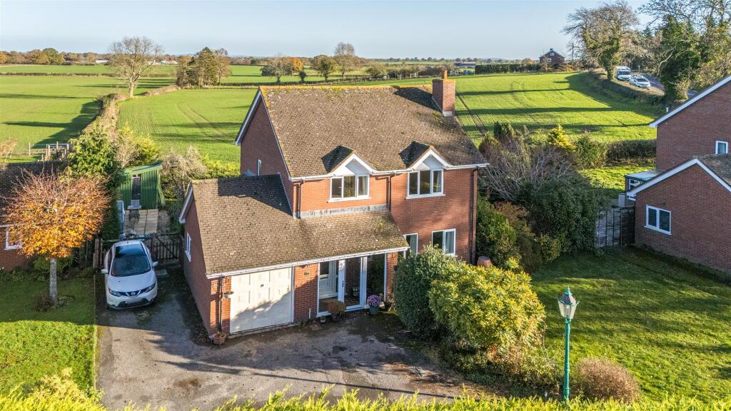 4-bed detached on 2 Ash Meadow, Westbury, Shrewsbury, SY5 9QJ, £395,000