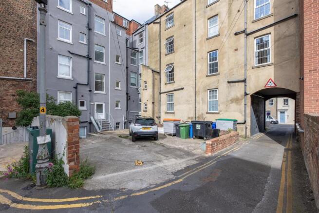 Rear Yard and Parking