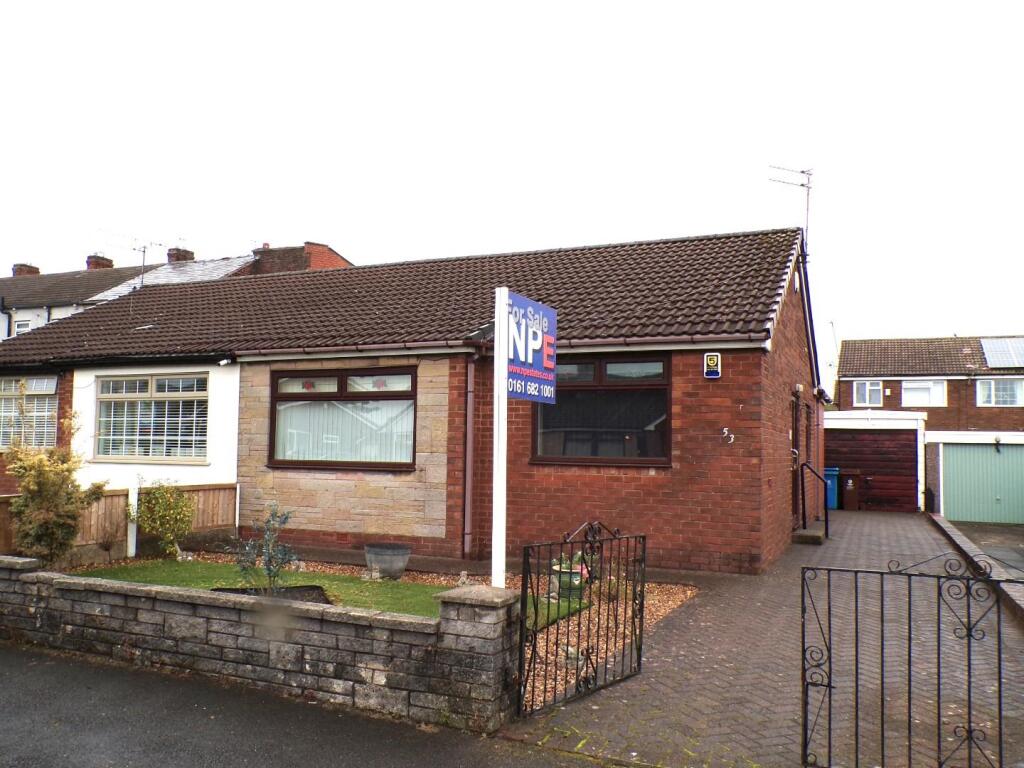2-bed semi-detached on Argus Street, Hollinwood, Oldham, £240,000