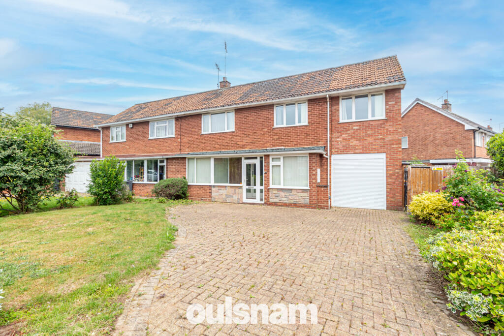 4-bed semi-detached on St. Denis Road, Bournville Village Trust, Selly Oak, Birmingham, B29, £335,000
