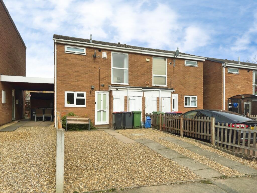 2-bed semi-detached on Mount Pleasant Drive, Telford, Shropshire, TF3 1QL, £130,000