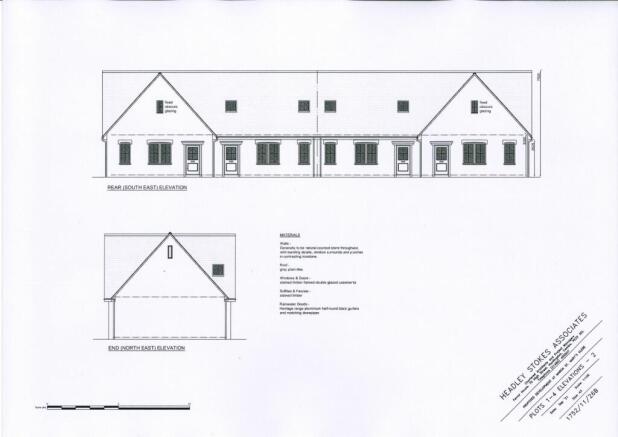 Units 1-4 Rear & NE Elevations
