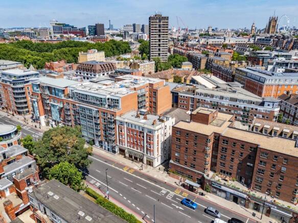 50 Vauxhall Bridge Road - Arial