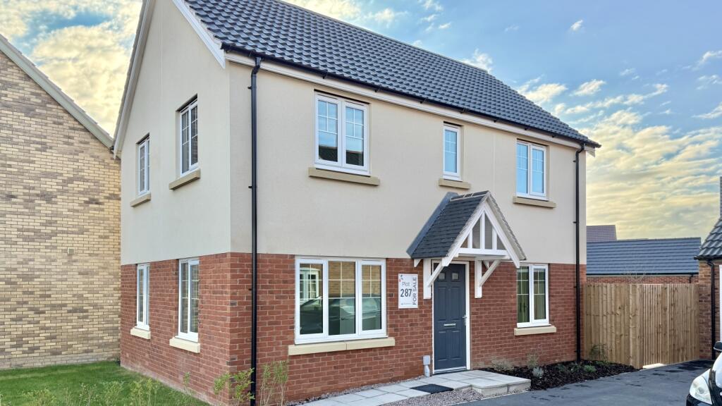 3-bed detached on Plot 287 The Lodge, Wyberton, Boston, £259,950