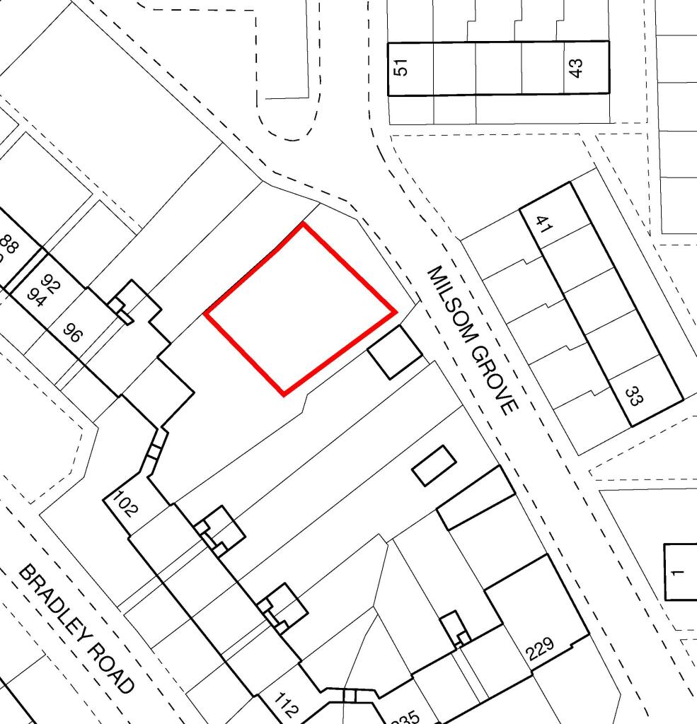 Main image of property: Land on the south west side of Milsom Grove, Birmingham, West Midlands B34 7RJ