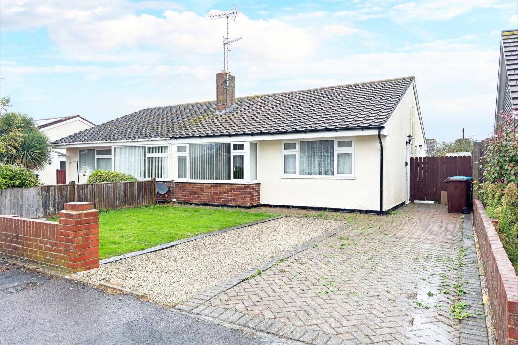 2-bed semi-detached on Saxon Close, East Preston, BN16, £325,000