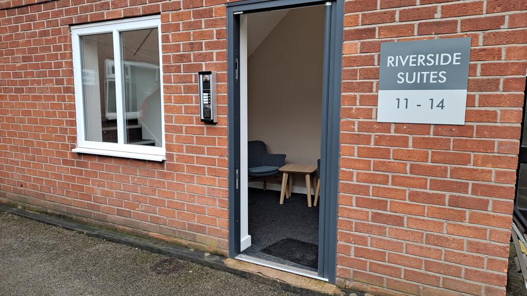Entrance with intercom