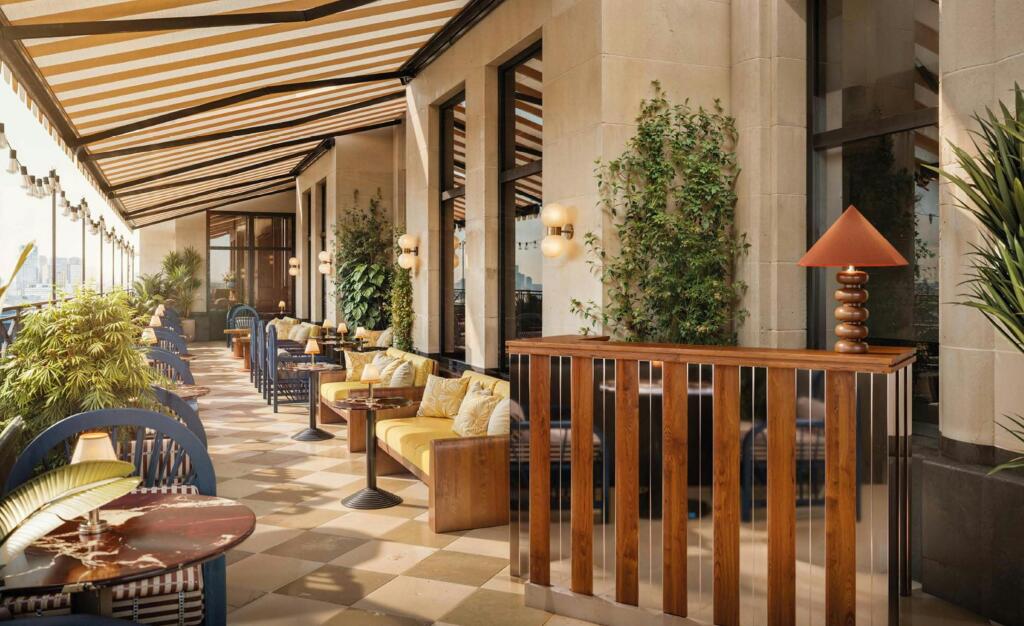 6th floor terrace - indicative