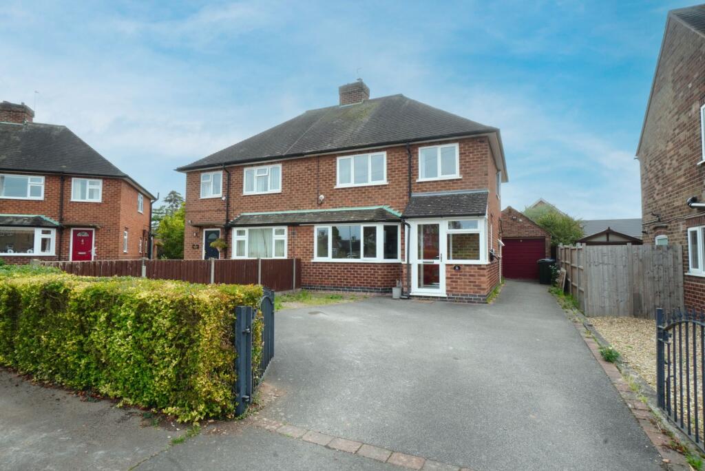 3-bed semi-detached on 53 Charnwood Avenue, £300,000