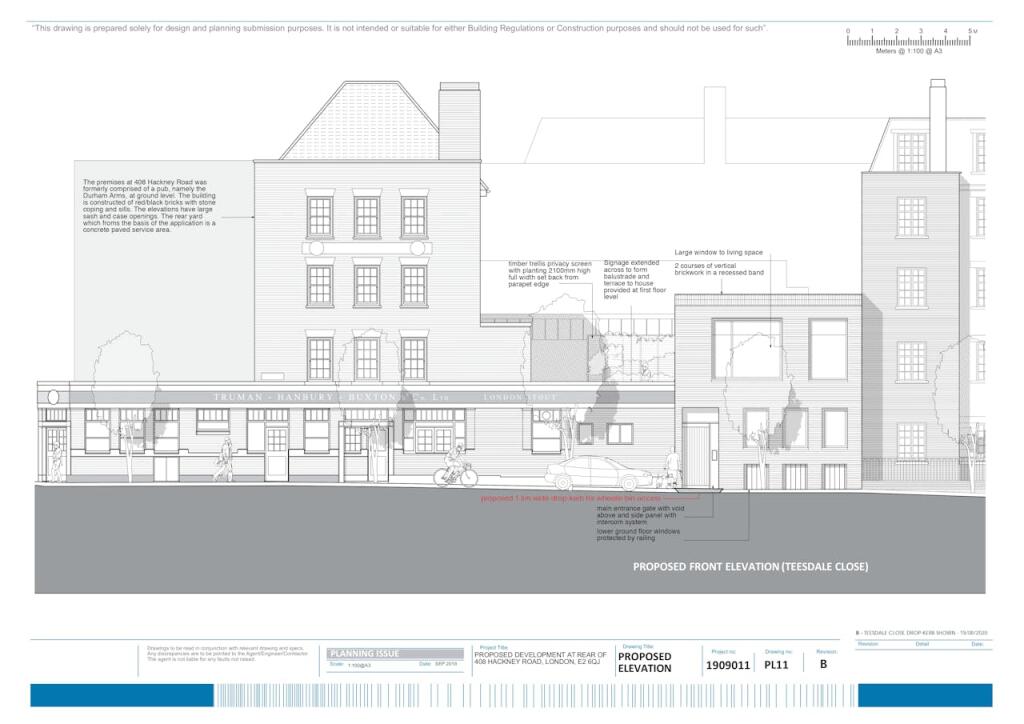 Main image of property: Site at rear of 408 Hackney Road, Hackney Road, London, E2 7AP