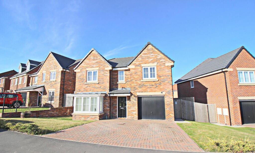 4-bed detached on Aspen Drive, High Handelhold, Pelton, £350,000