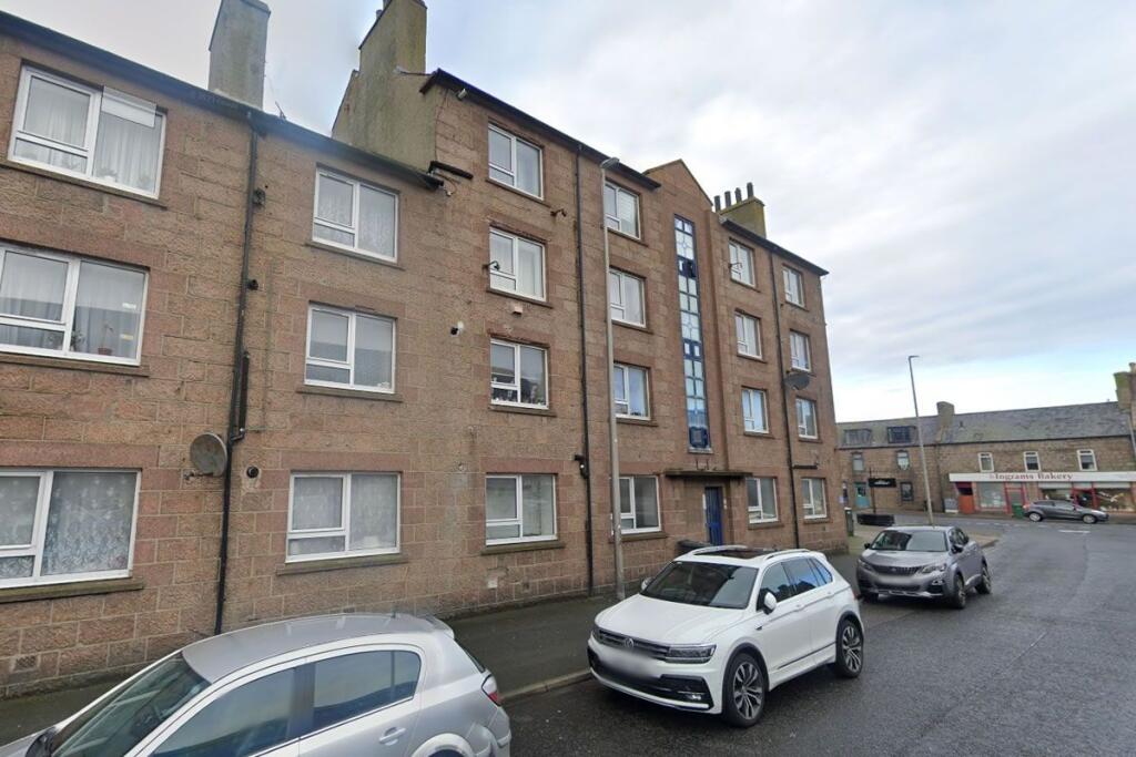2-bed flat on  75, Longate, Peterhead, AB421JE, £34,000