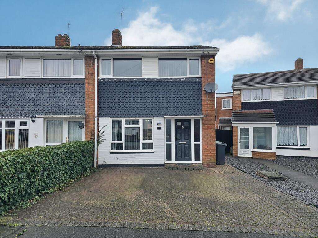 2-bed terraced on Belper Road, Walsall, WS3, £180,000