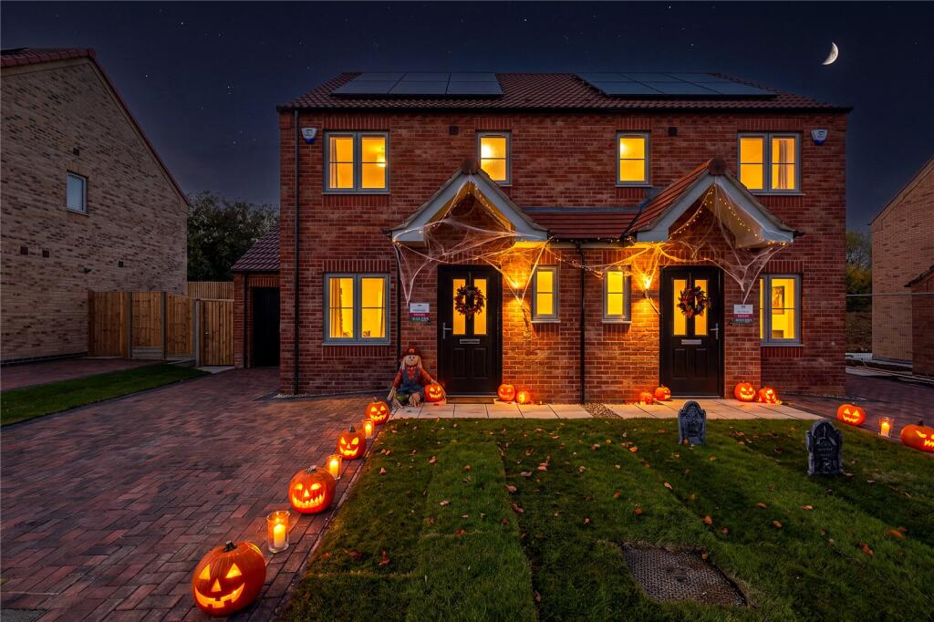 3-bed semi-detached on Plot 43 The Whitby, Park Hill, Quarrington, Sleaford, NG34, £229,950