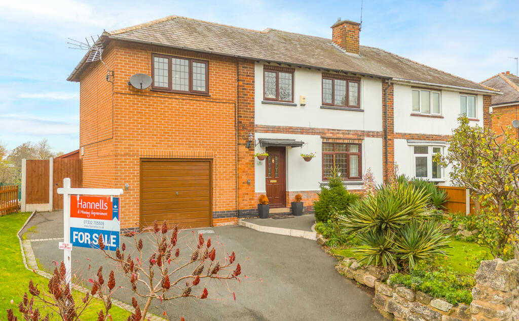 4-bed semi-detached on School Lane, Chellaston, £290,000
