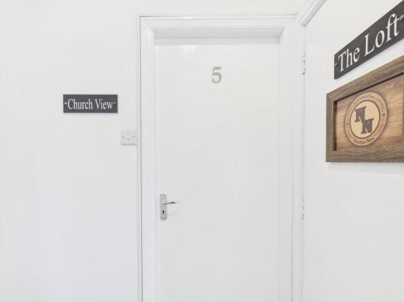 door into the two rooms