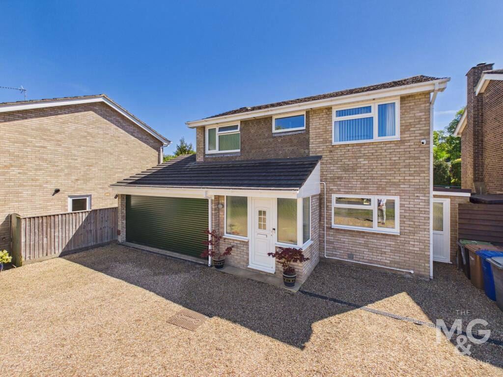 3-bed detached on The Curlews, Bury St. Edmunds, IP33, £485,000