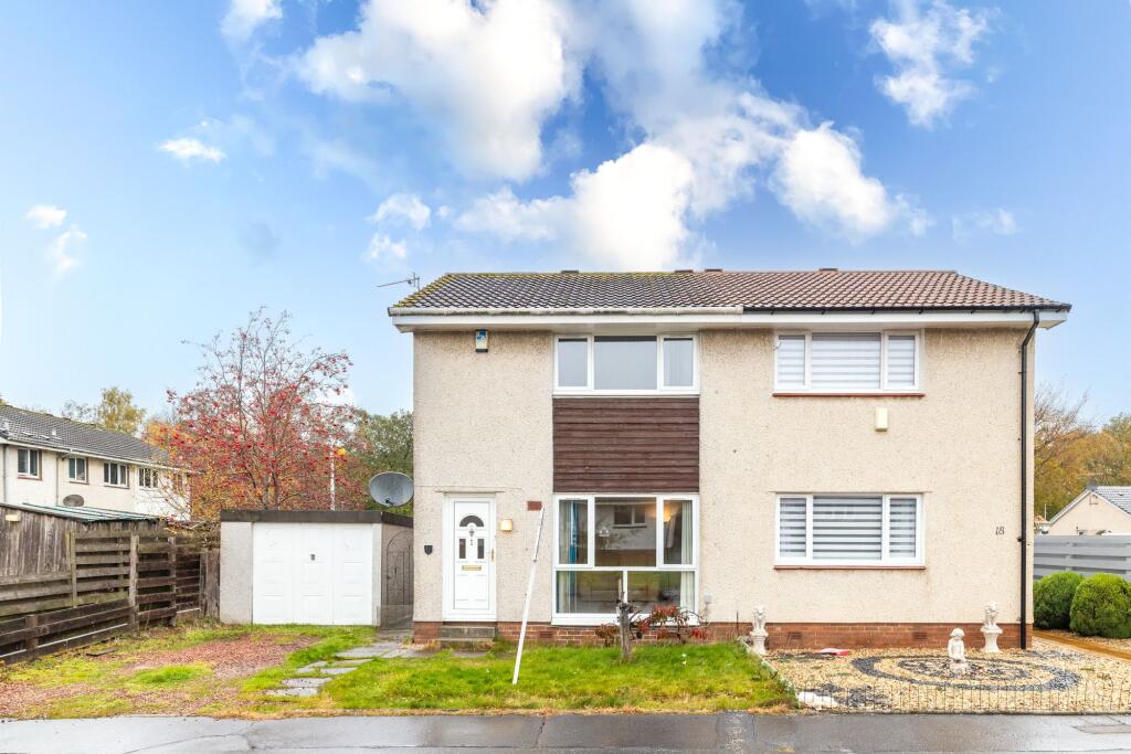 2-bed semi-detached on Ogilvie Way, Livingston, £160,000