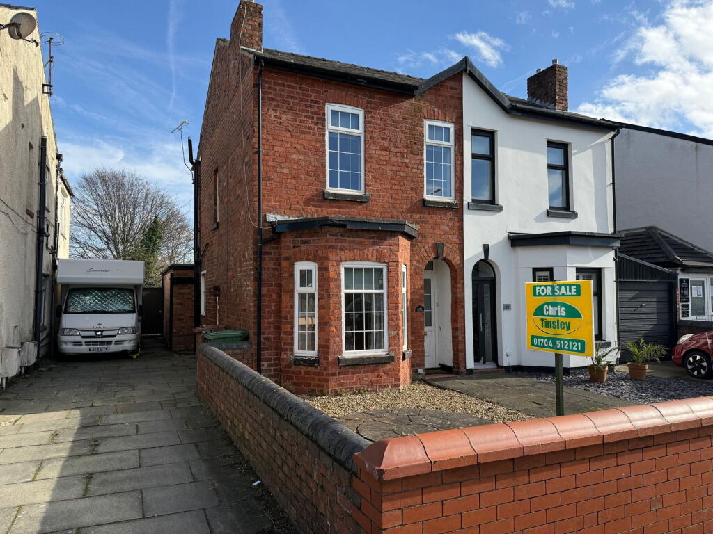 2-bed semi-detached on Liverpool Road, Birkdale, Southport, PR8, £215,000