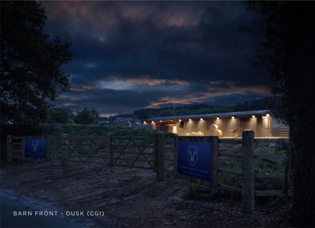 Barn Front - Dusk