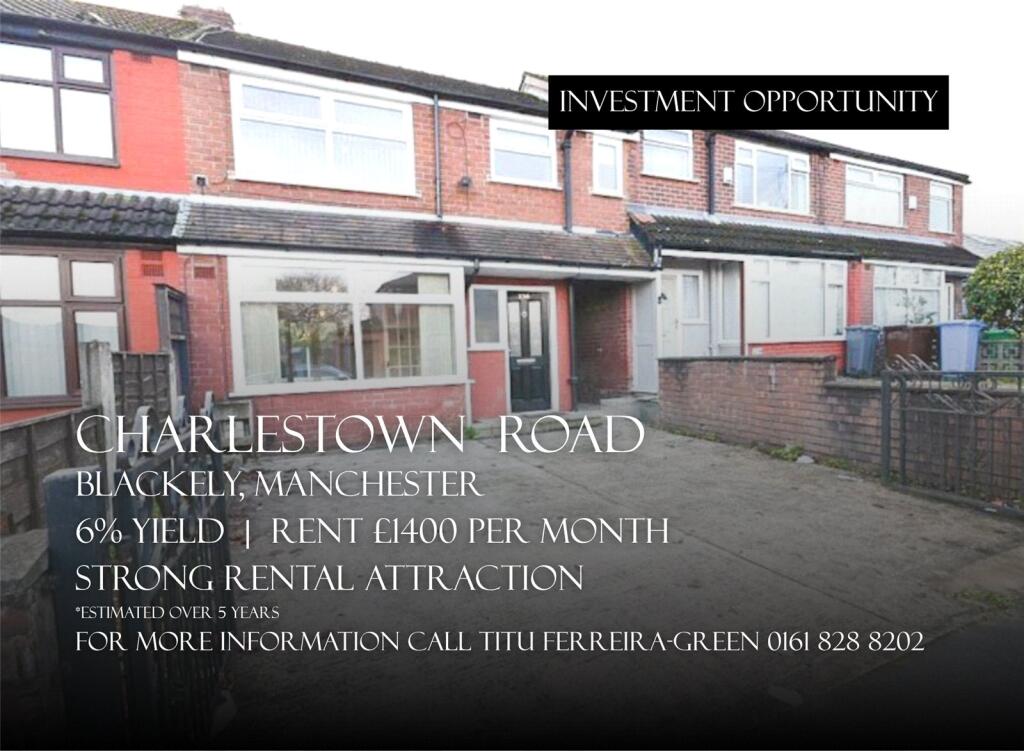 Main image of property: Charlestown Road, Blackley, Manchester, M9