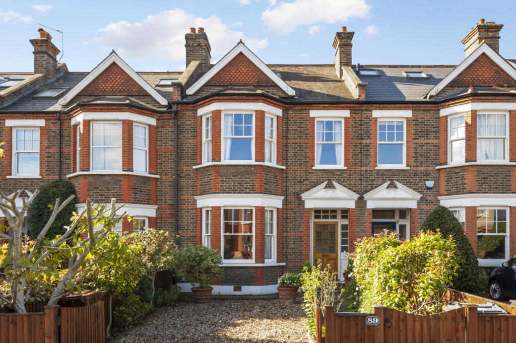 4-bed terraced on Pepys Road, West Wimbledon, SW20, £1,300,000
