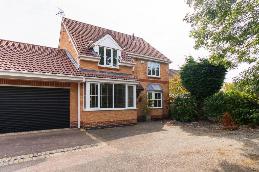 4-bed detached on Forge Close, Fleckney, LE8, £400,000
