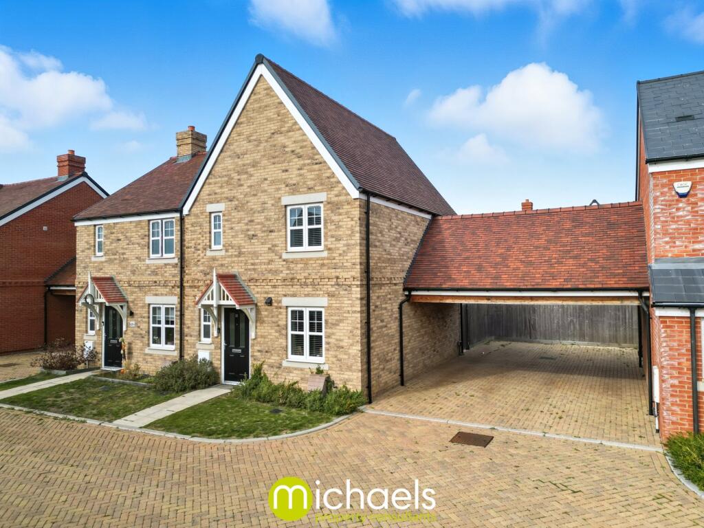3-bed semi-detached on Penguin Parade, Stanway, Colchester, CO3, £350,000